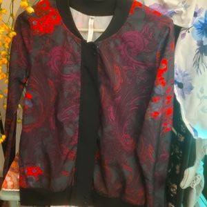 fabletics boho bomber jacket